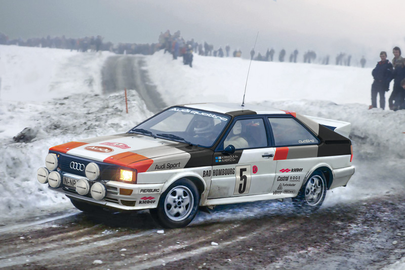 AUDI QUATTRO RALLY MONTE CARLO 1981 ITALERI 1/24°