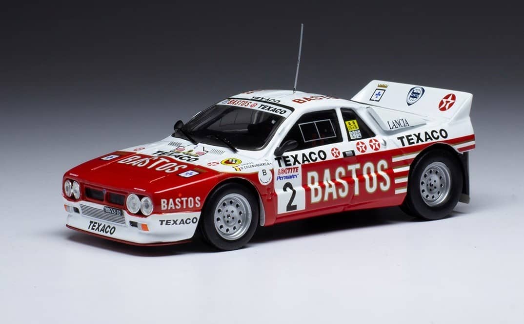 LANCIA 037 RALLY EVO 2 N°2 RALLYE YPRES 1985 IXO 1/43°