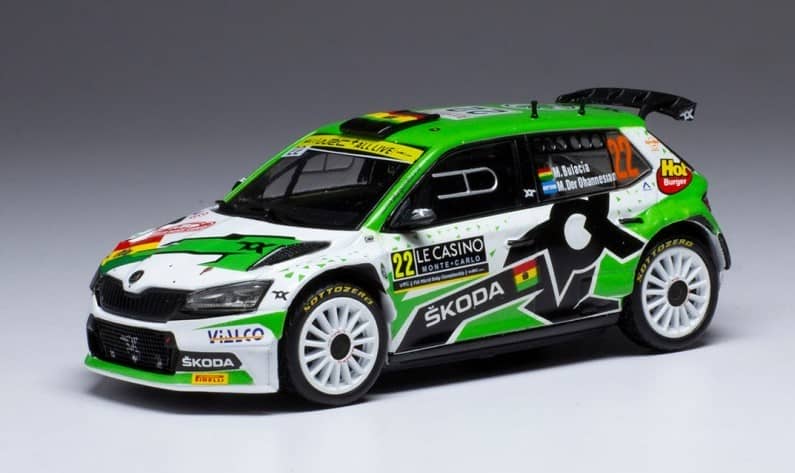 Skoda Fabia Rally 2 #22 1/18 ixo neuf - Collection
