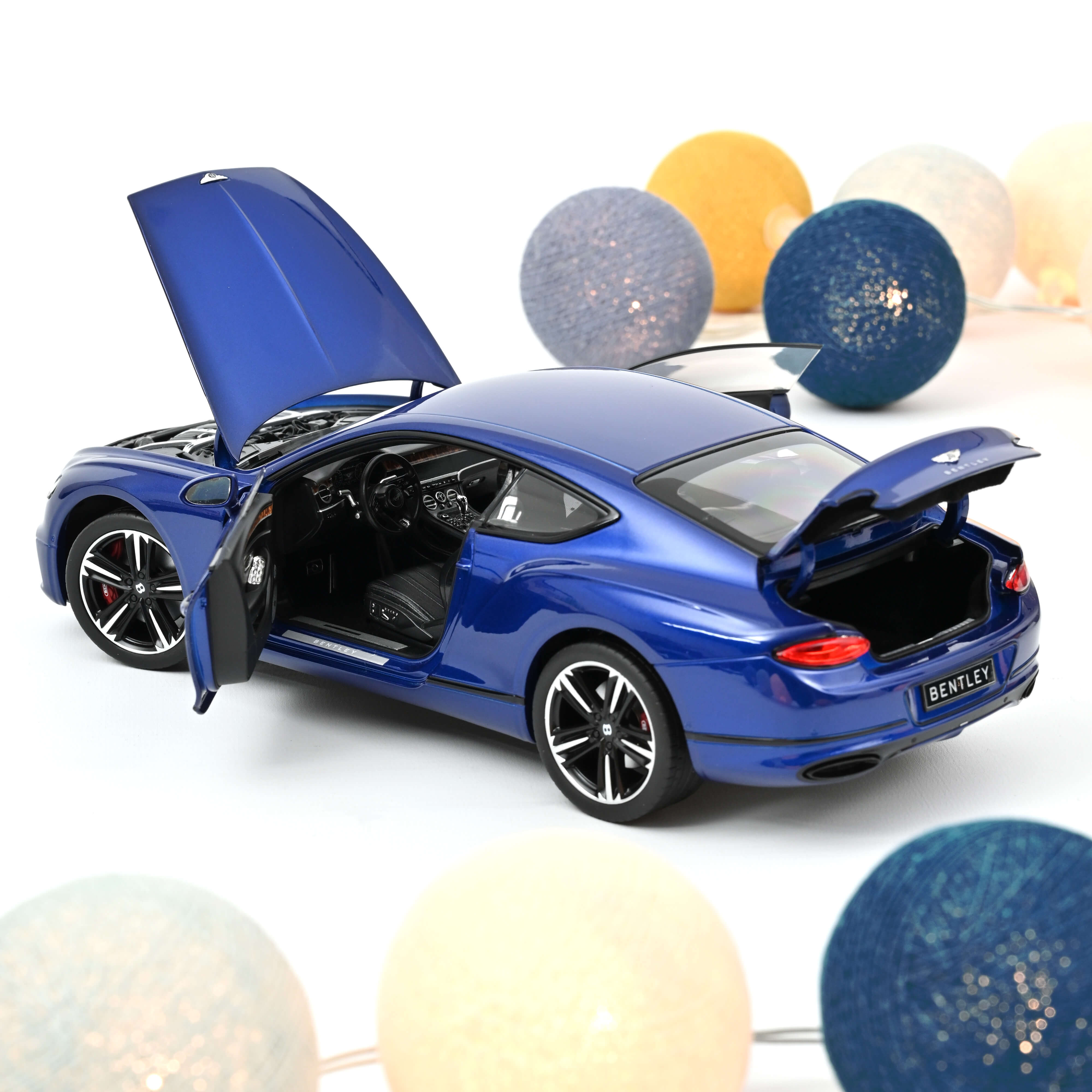 BENTLEY CONTINENTAL GT 2018 BLEU NOREV 1/18°