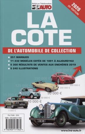 LA COTE DE L'AUTOMOBILE DE COLLECTION 2020