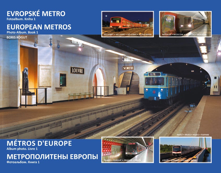 EUROPEAN METROS. Photos album vol 1