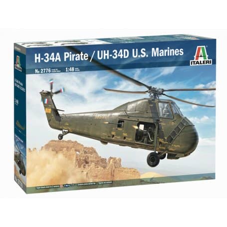 H-34A PIRATE US MARINES ITALERI 1/48°