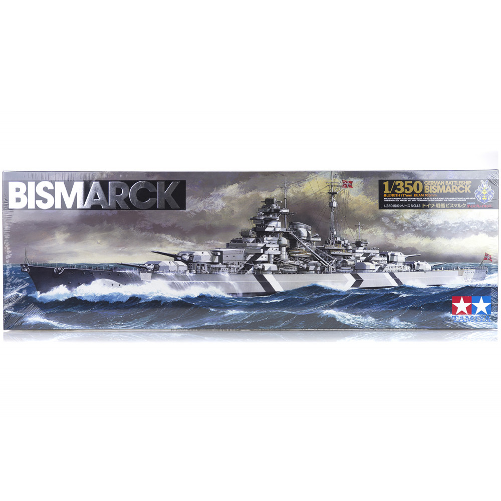 GERMAN BATTLESHIP BISMARCK TAMIYA 1/350°