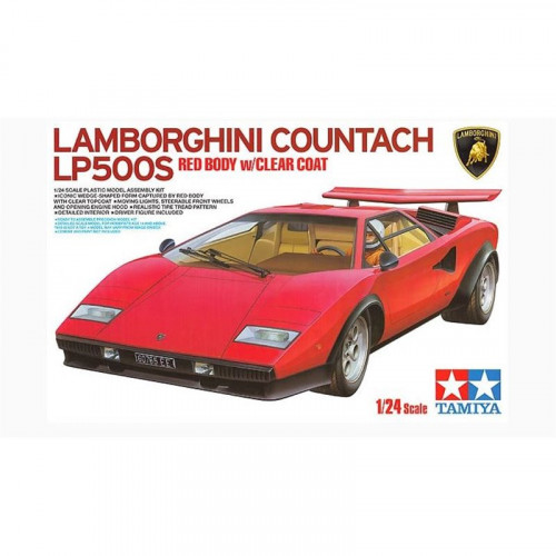 LAMBORGHINI COUNTACH LP500S ROUGE TAMIYA 1/24°
