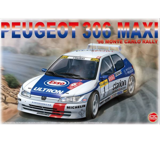 PEUGEOT 306 MAXI 1996 RALLYE MC NUNU 1/24°