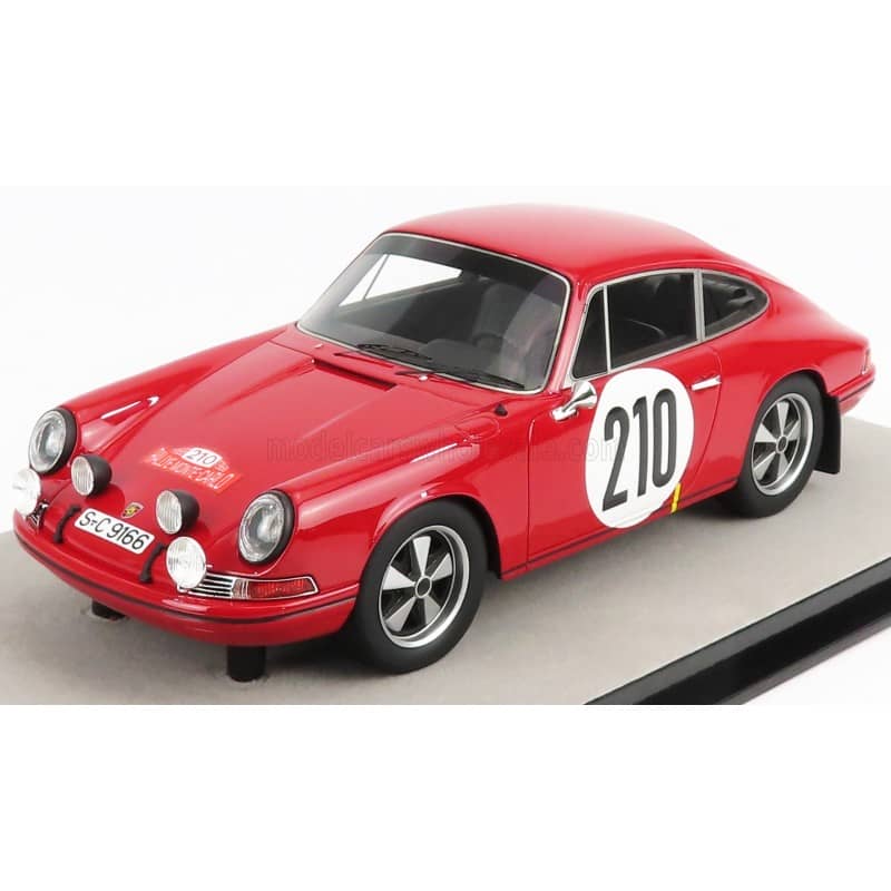 PORSCHE 911T WIN MONTE CARLO 1968 TECNOMODEL 1/18°