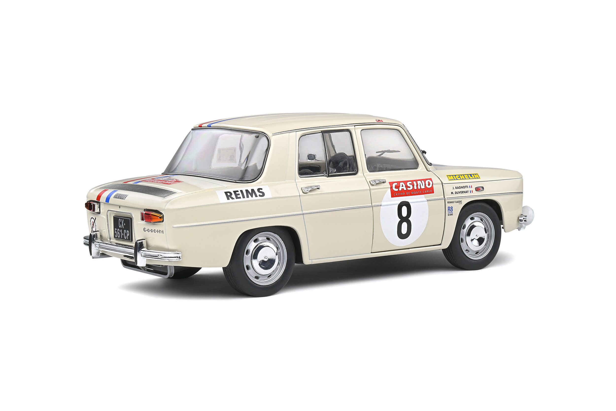 RENAULT R8 GORDINI 1300 MONTE CARLO HISTORIQUE 2014 RAGNOTTI SOLIDO 1/18°