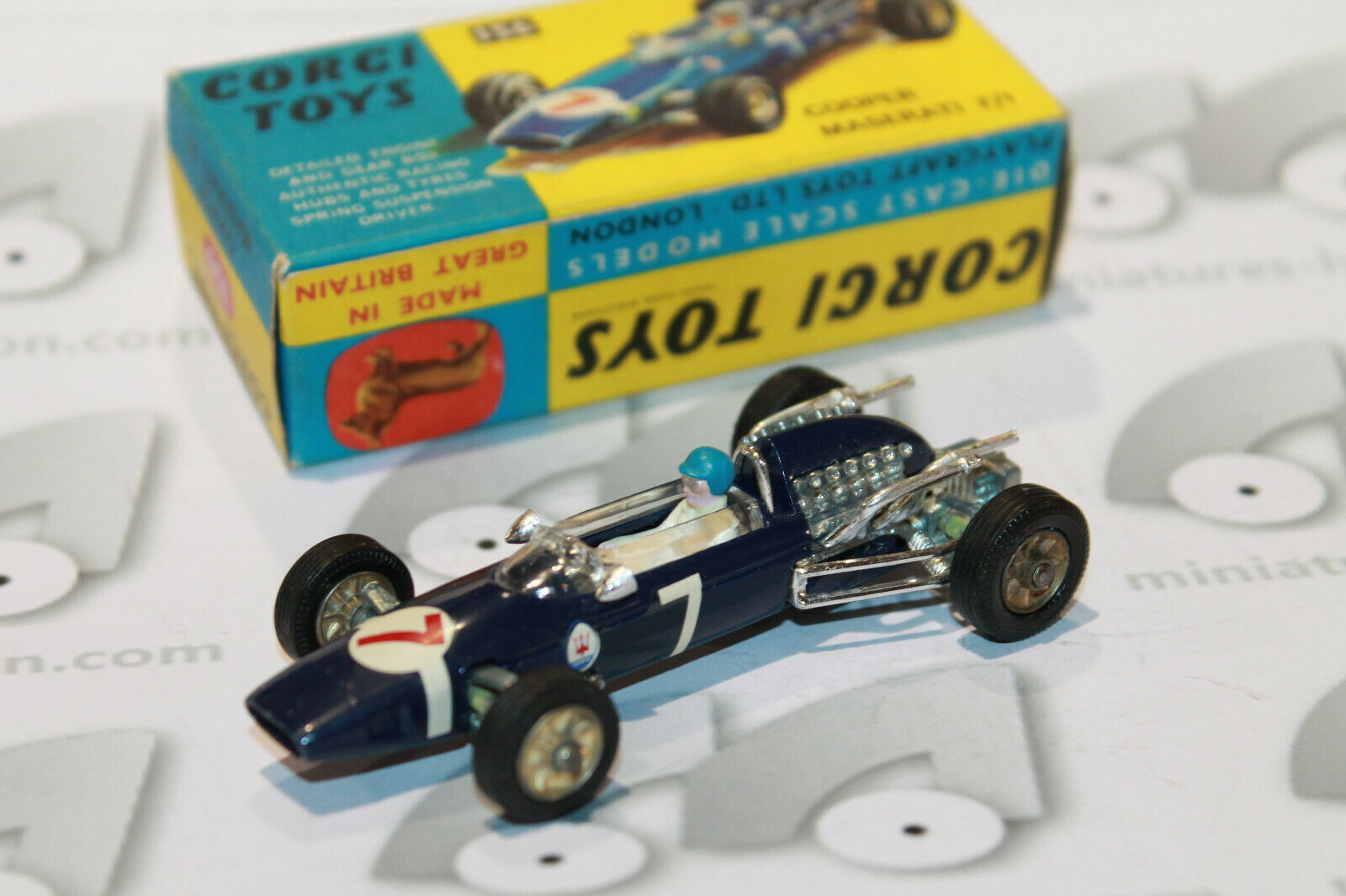 COOPER MASERATI N°7 FORMULE 1 1965 CORGI TOYS 1/43°