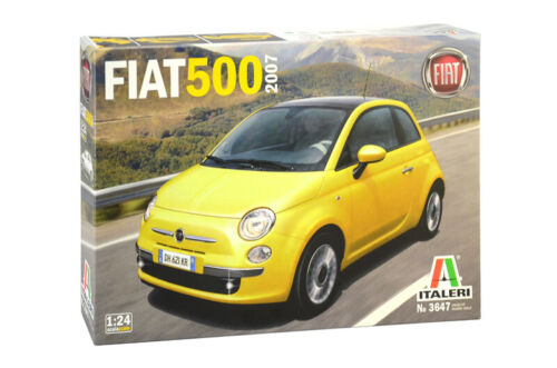 FIAT 500 JAUNE 2007 ITALERI 1/24°