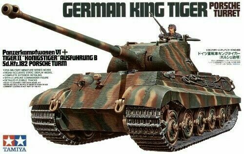 GERMAN KING TIGER "PORSCHE TURRET" TAMIYA 1/35°