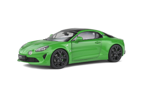 ALPINE A110 PURE 'COLOR EDITION' VERTE 2021 SOLIDO 1/18°