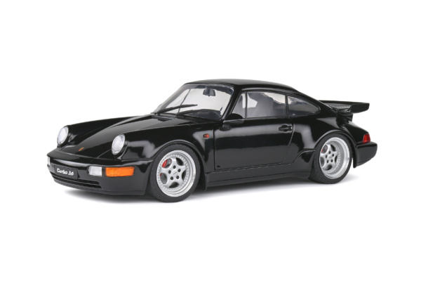 PORSCHE 911 TYPE 964 TURBO 3.6L NOIR SOLIDO 1/18°