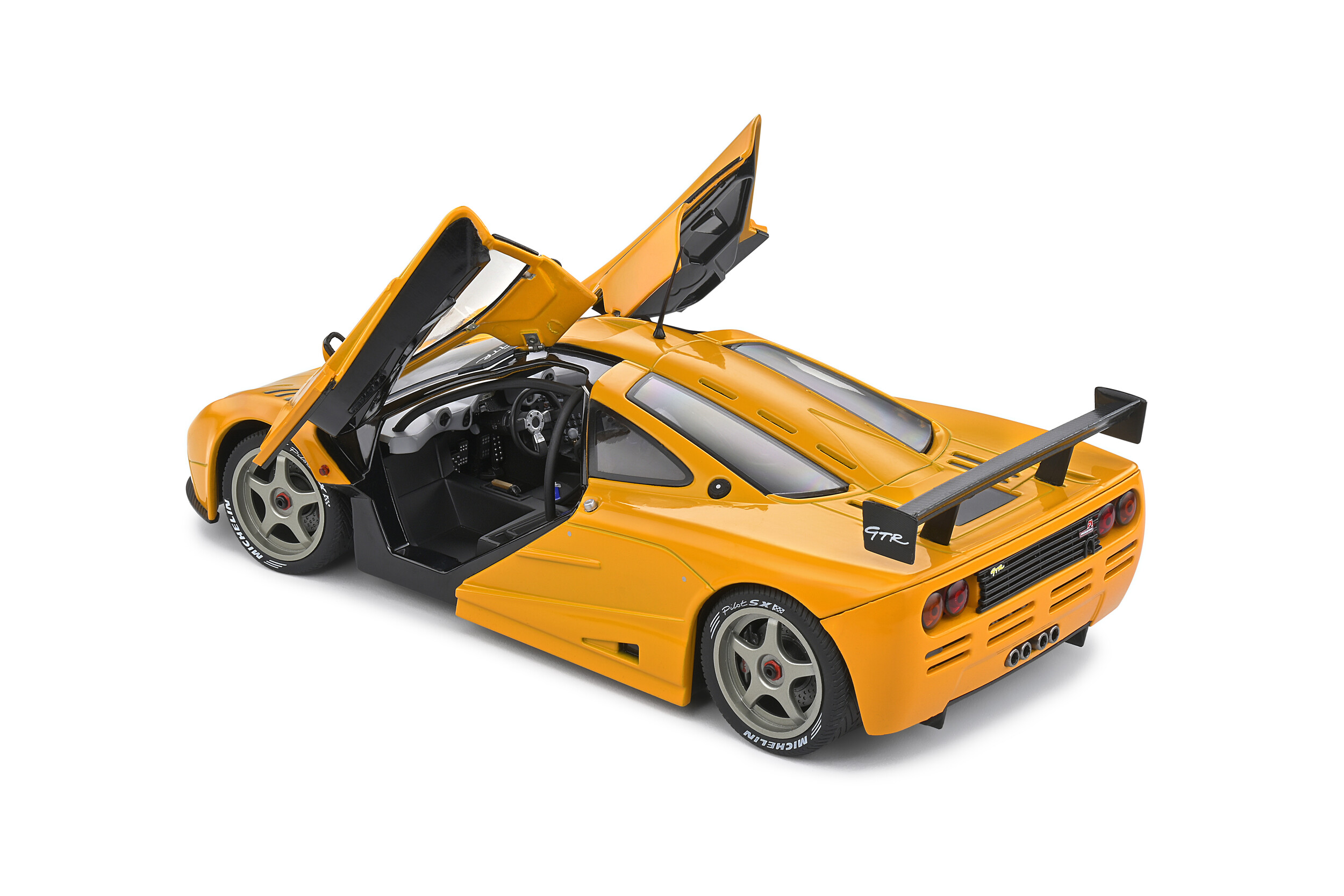 MCLAREN F1 GTR SHORT TAIL ORANGE 1996 SOLIDO 1/18°