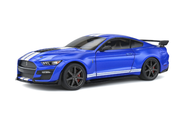 FORD MUSTANG SHELBY GT500 2020 SOLIDO BLEU 1/18°