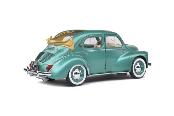 RENAULT 4CV DECOUVRABLE VERTE 1951 SOLIDO 1/18°