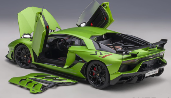 LAMBORGHINI AVENTADOR SVJ VERTE AUTO ART 1/18°