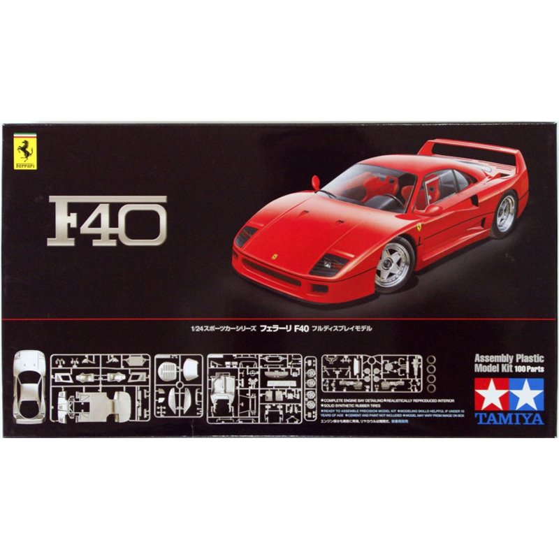FERRARI F40 1985 TAMIYA 1/24°