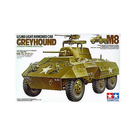 GREYHOUND US M8 LIGHT ARMORED CAR TAMIYA 1/35°
