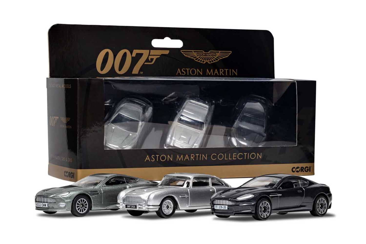 ASSORTIMENT ASTON MARTIN DE JAMES BOND CORGI 1/43°