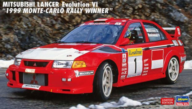 Mitsubishi Lancer Evolution VI '1999 Rally New Zealand Winner' HASAGAWA 1/24