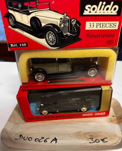 DUO les modèles prestigieux Solido 1/43