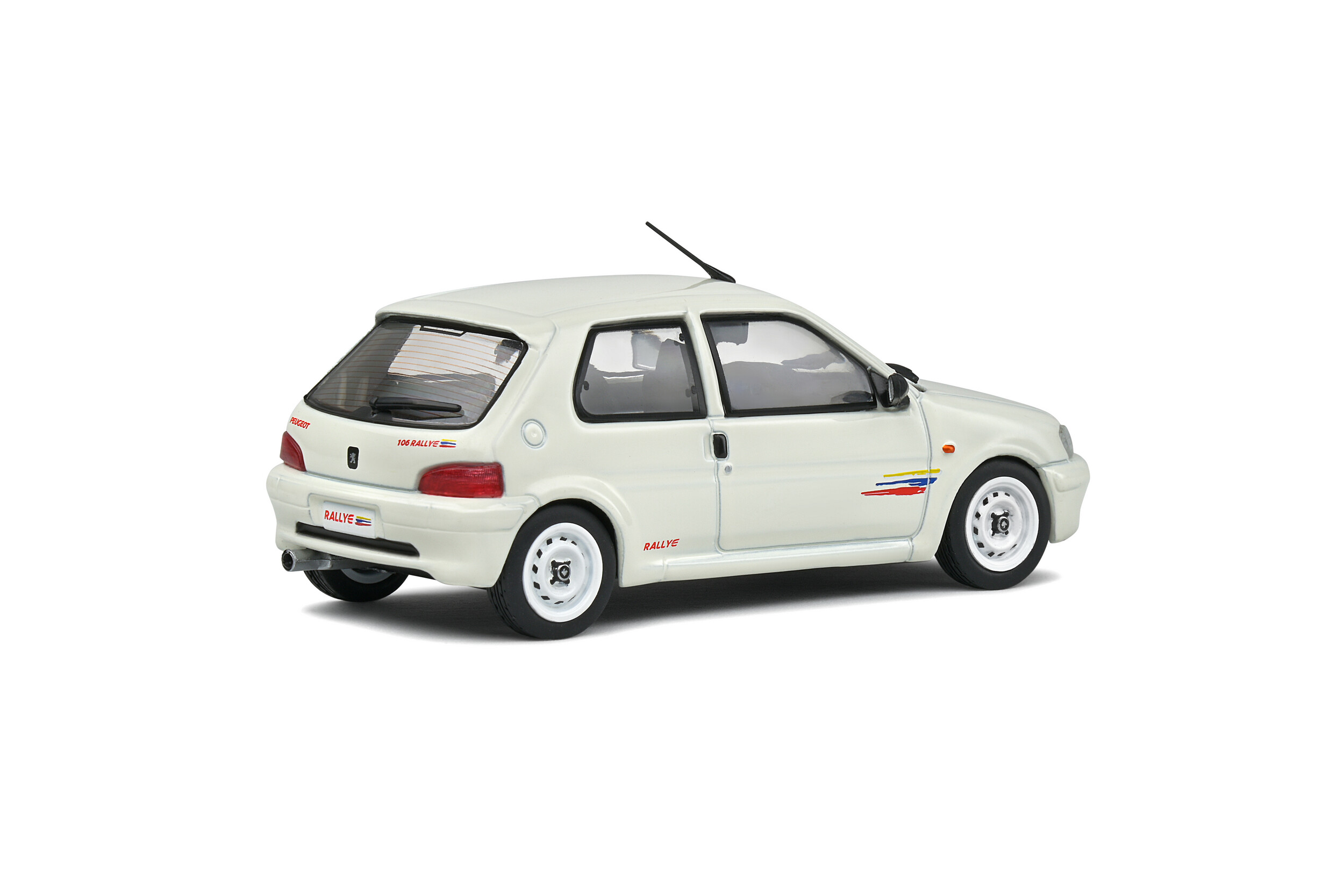 PEUGEOT 106 RALLYE (ph.2) BLANCHE SOLIDO 1/43°