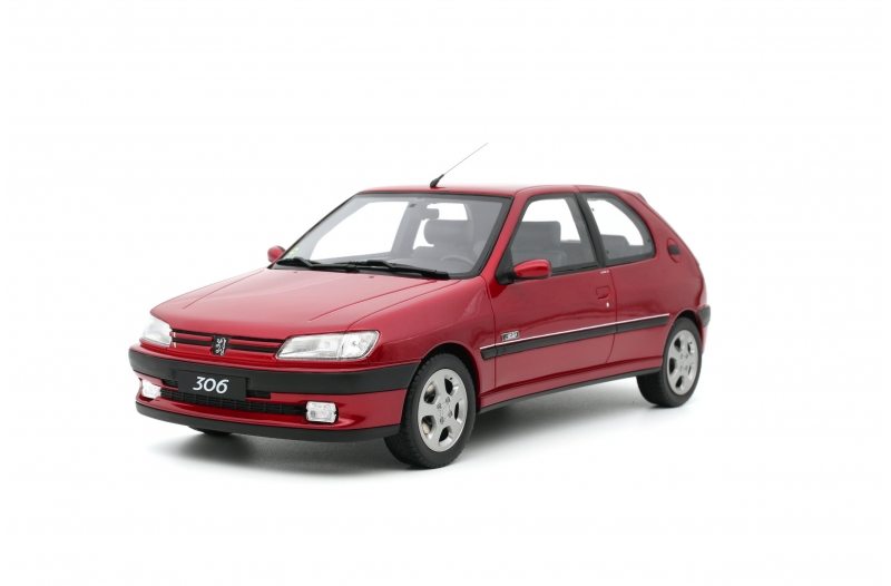 PEUGEOT 306 S16 LM RED OTTOMOBILE 1/18°