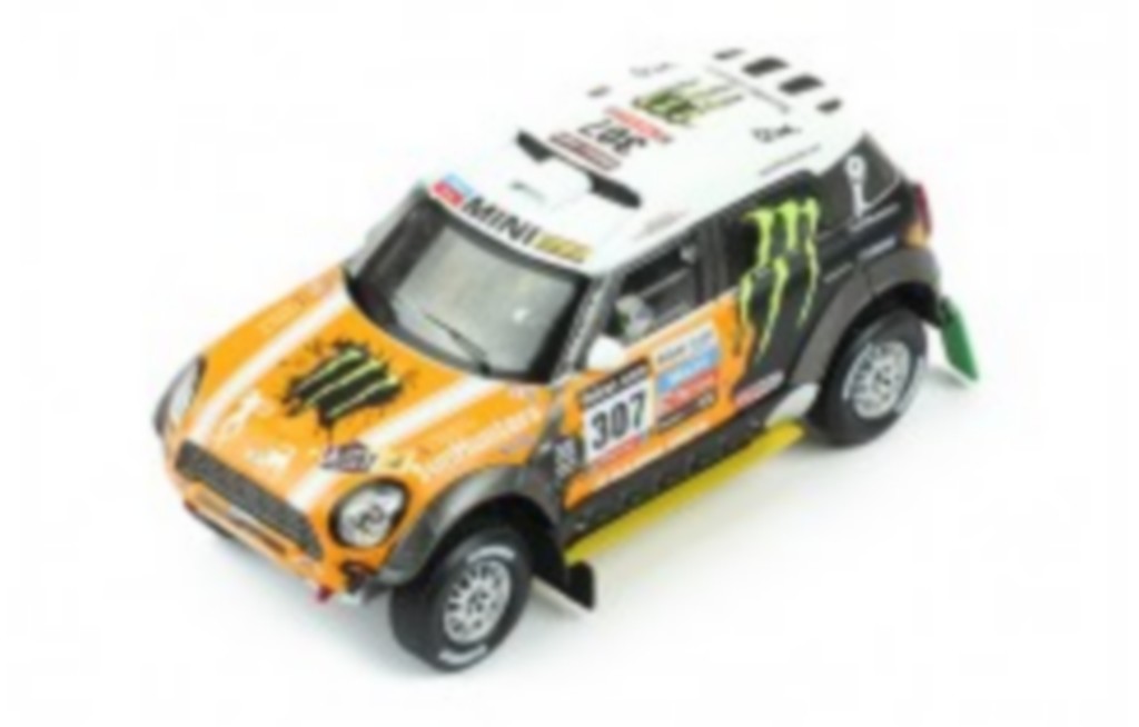 MINI COUNTRYMAN ALL4 N°307 3è DAKAR 2013 IXO 1/43°