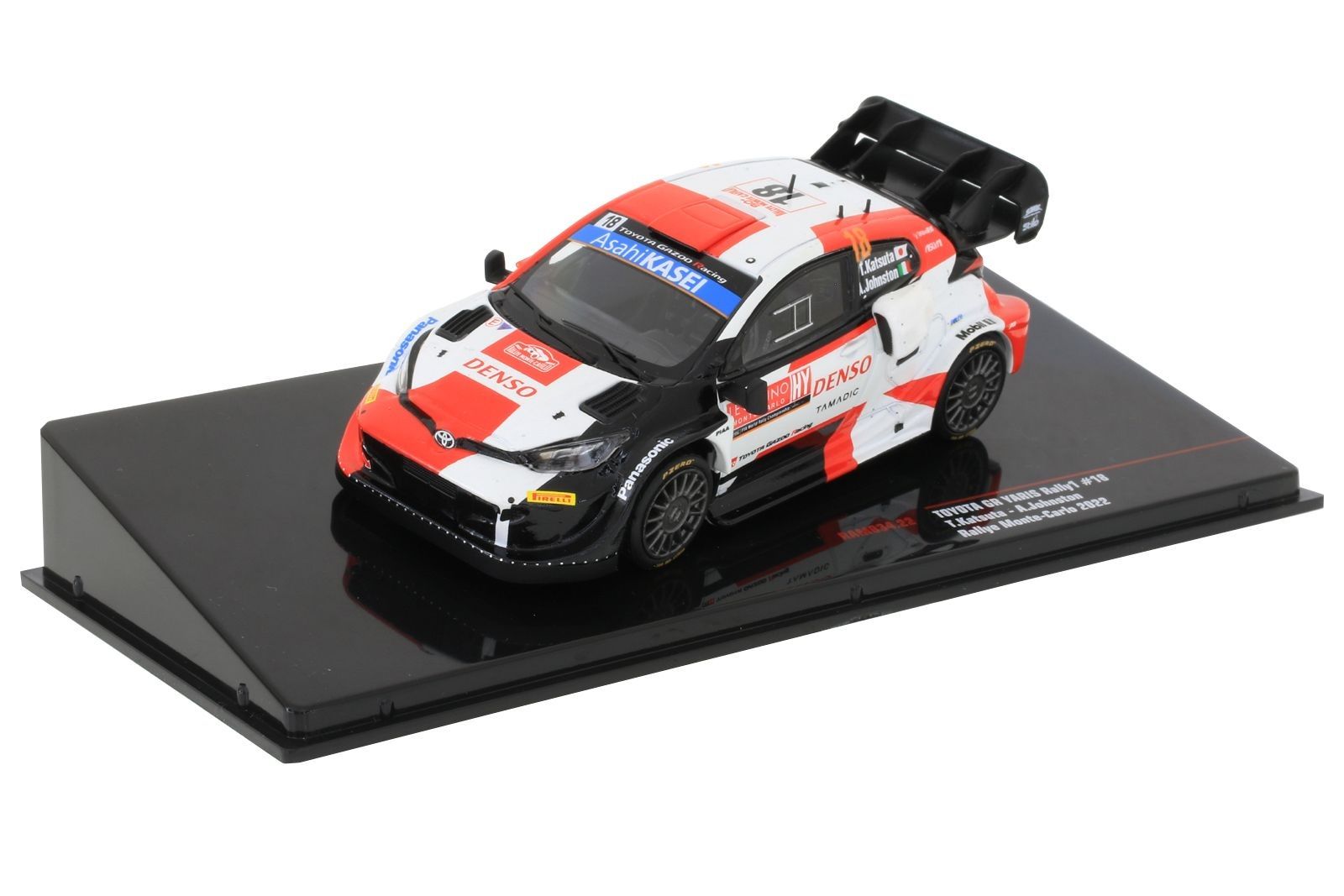 TOYOTA GR YARIS RALLY 1 N°18 MONTE CARLO 2022 IXO 1/43°