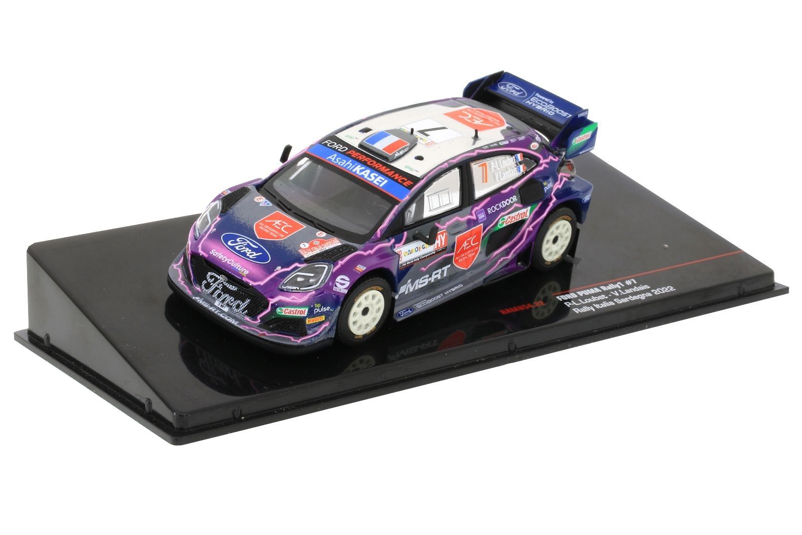 FORD PUMA RALLY 1 N°7 SARDAIGNE 2022 IXO 1/43°