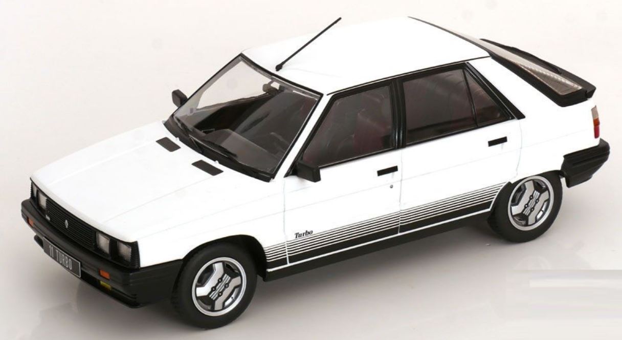 Renault 11 Turbo 1985 White ModelCar 1/18