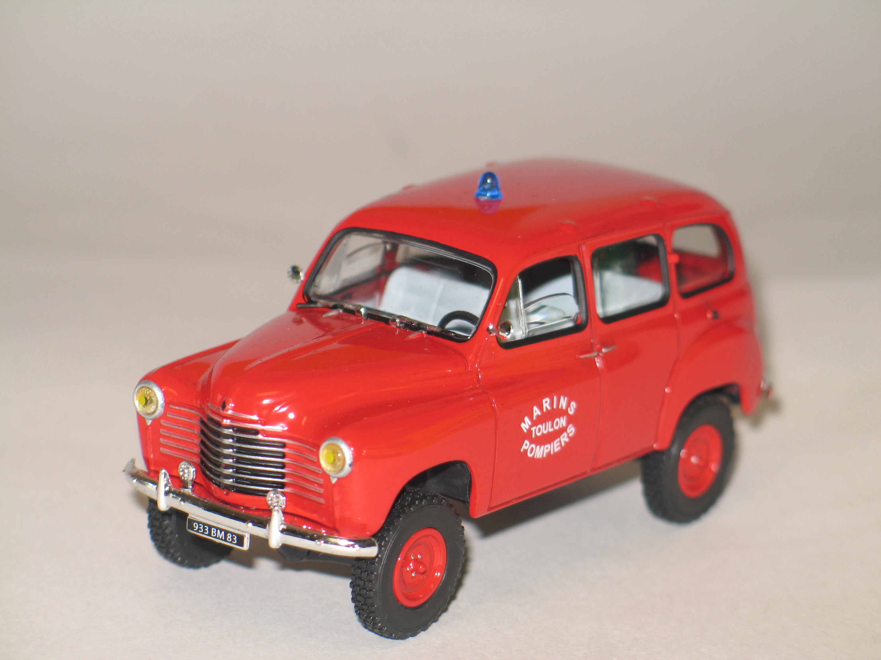 RENAULT COLORALE 4x4 POMPIERS SOLIDO 1/43°