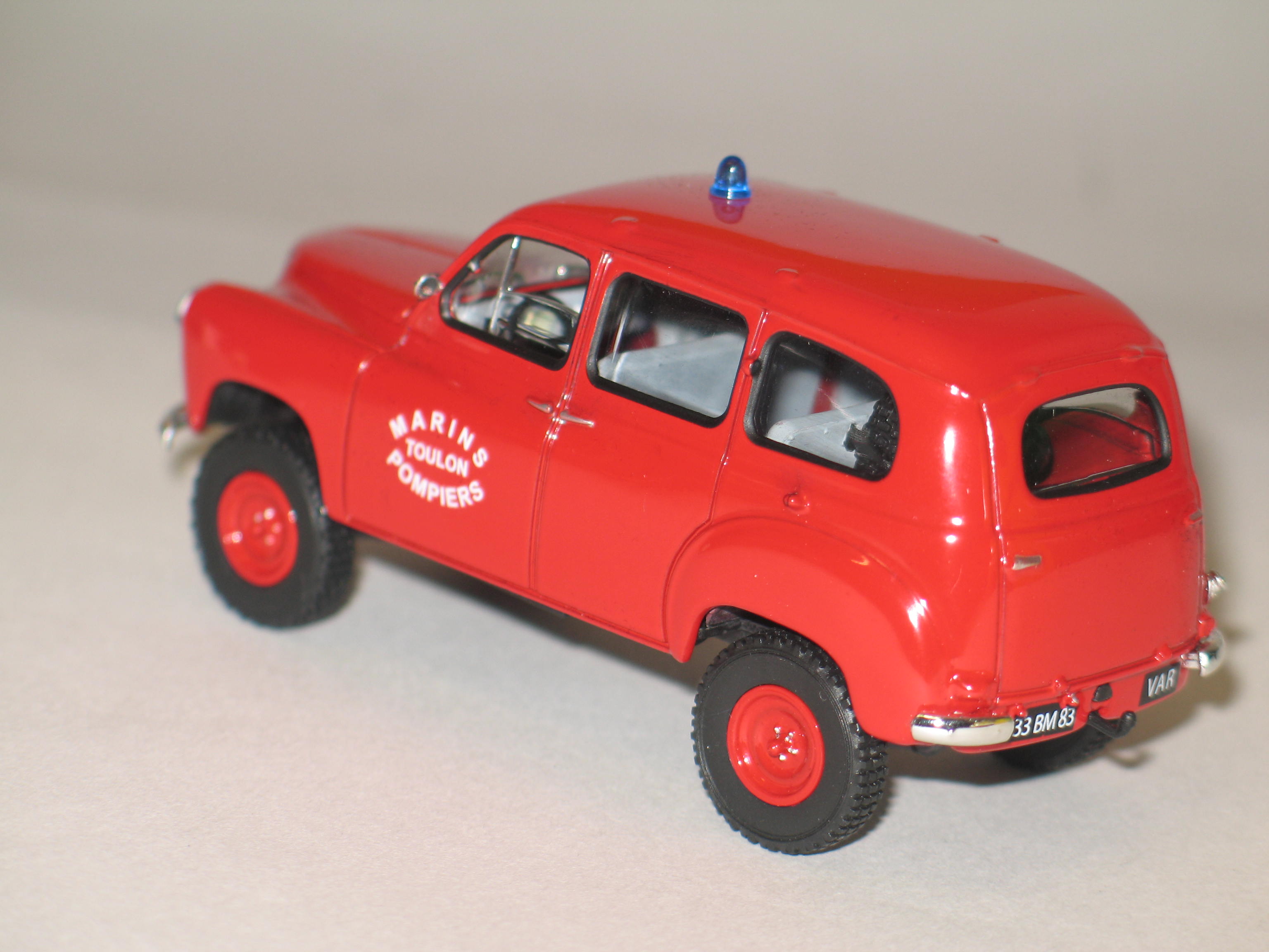 RENAULT COLORALE 4x4 POMPIERS SOLIDO 1/43°