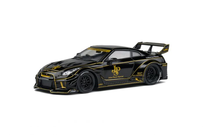 NISSAN GT-R (R35) LIBERTY WALK BODY KIT BLACK SOLIDO 1/43°