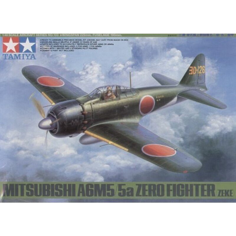 MITSUBISHI A6M5/5a ZERO FIGHTER ZEKE ITALERI 1/48°