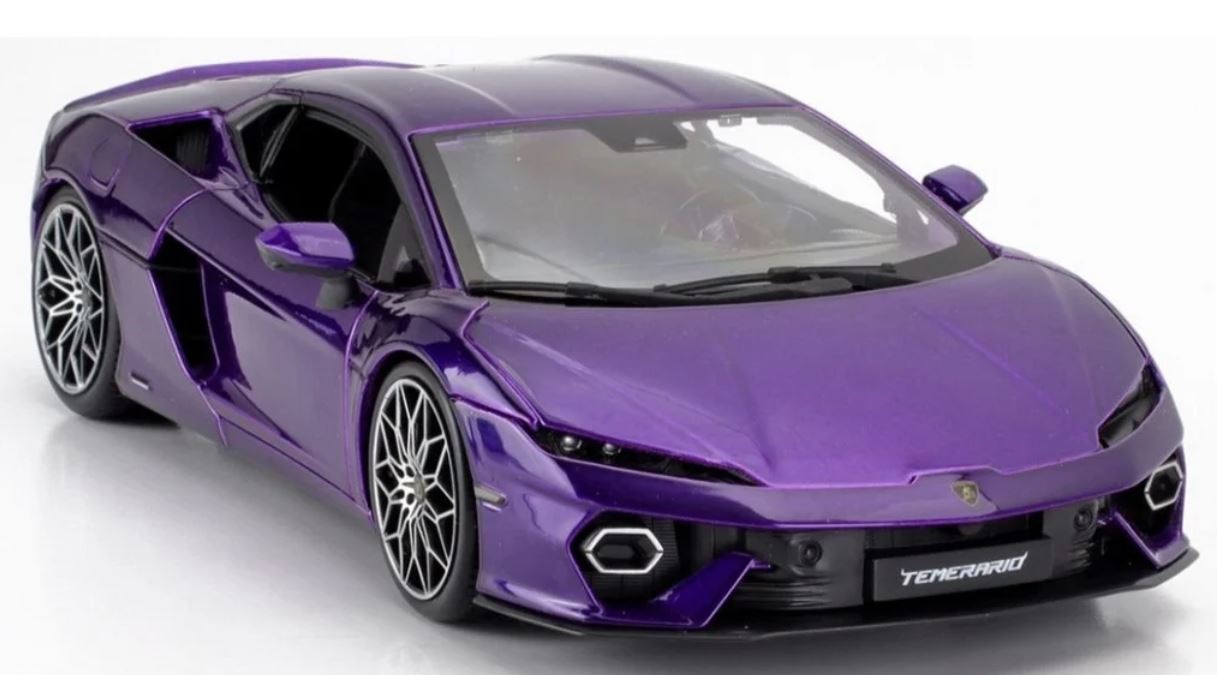 Lamborghini Temerario - Metallic Purple - Burago 1/18