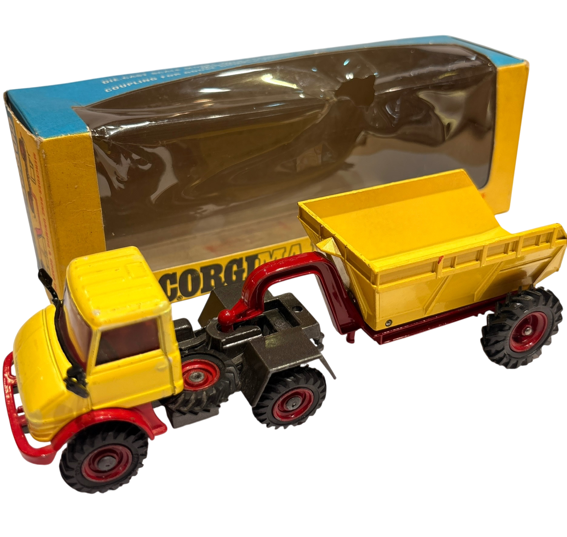 MERCEDES-BENZ UNIMOG 406 & GOOSE DUMPER CORGI 1/43