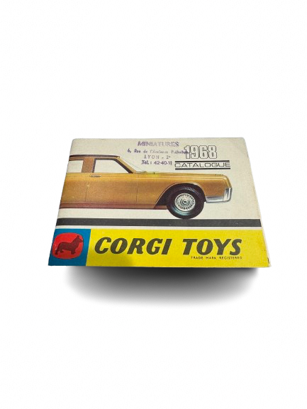 CATALOGUE CORGI TOYS 1968