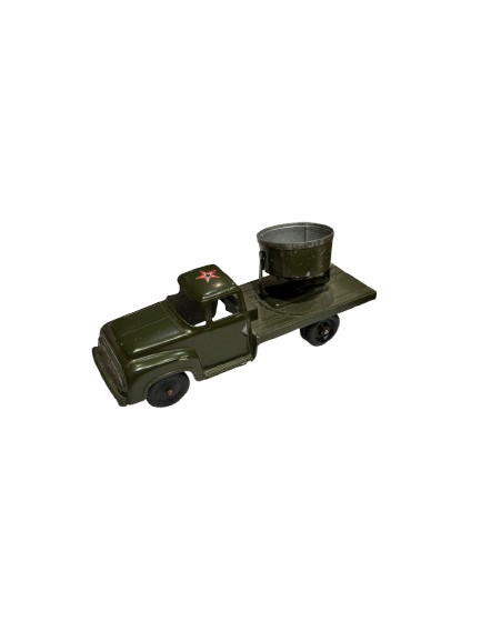 CAMION MILITAIRE PLATEAU TOOTSIE TOYS 1/43