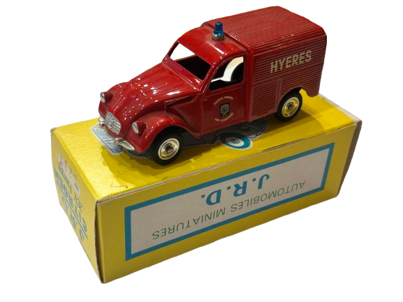 Fourgon Citroën 2CV pompier JRD 1/43° (année 80)