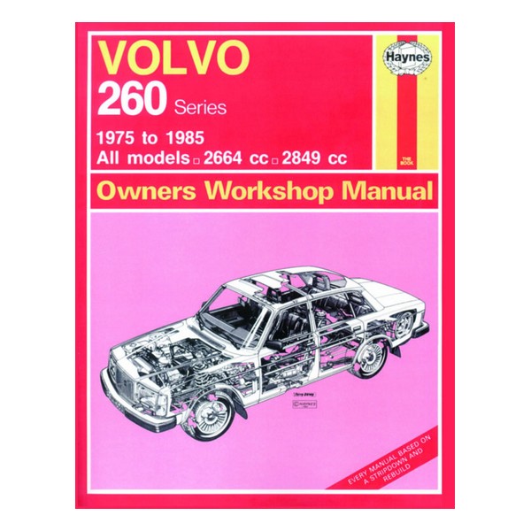VOLVO 260 SERIES 1975-1985 OWNERS WORKSHOP MANUAL