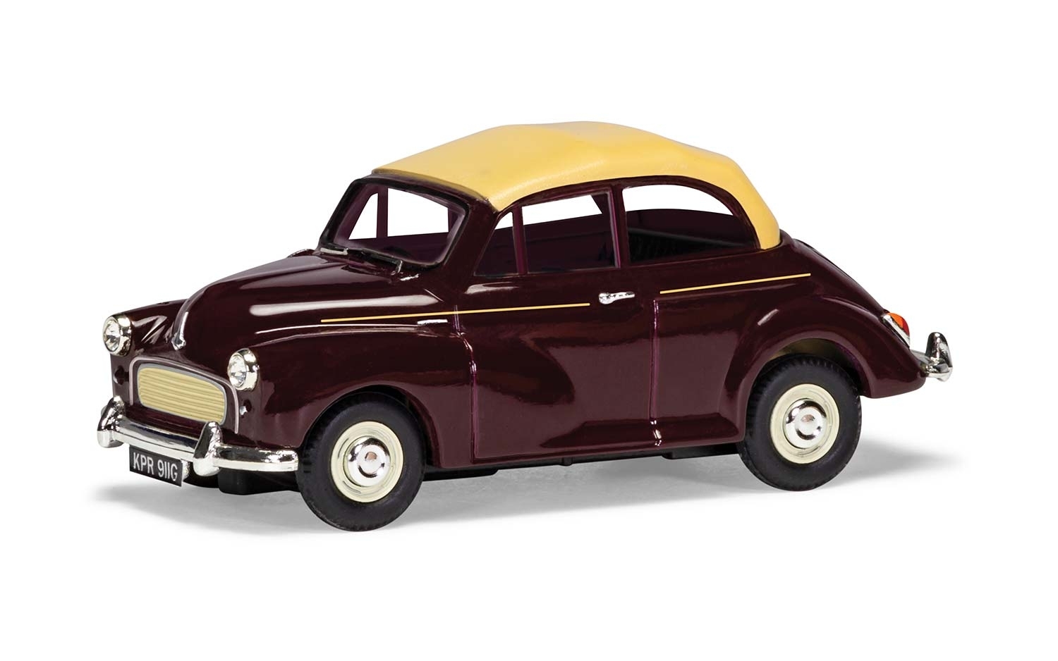 MORRIS MINOR 1000 CONVERTIBLE BROWN CORGI 1/43°