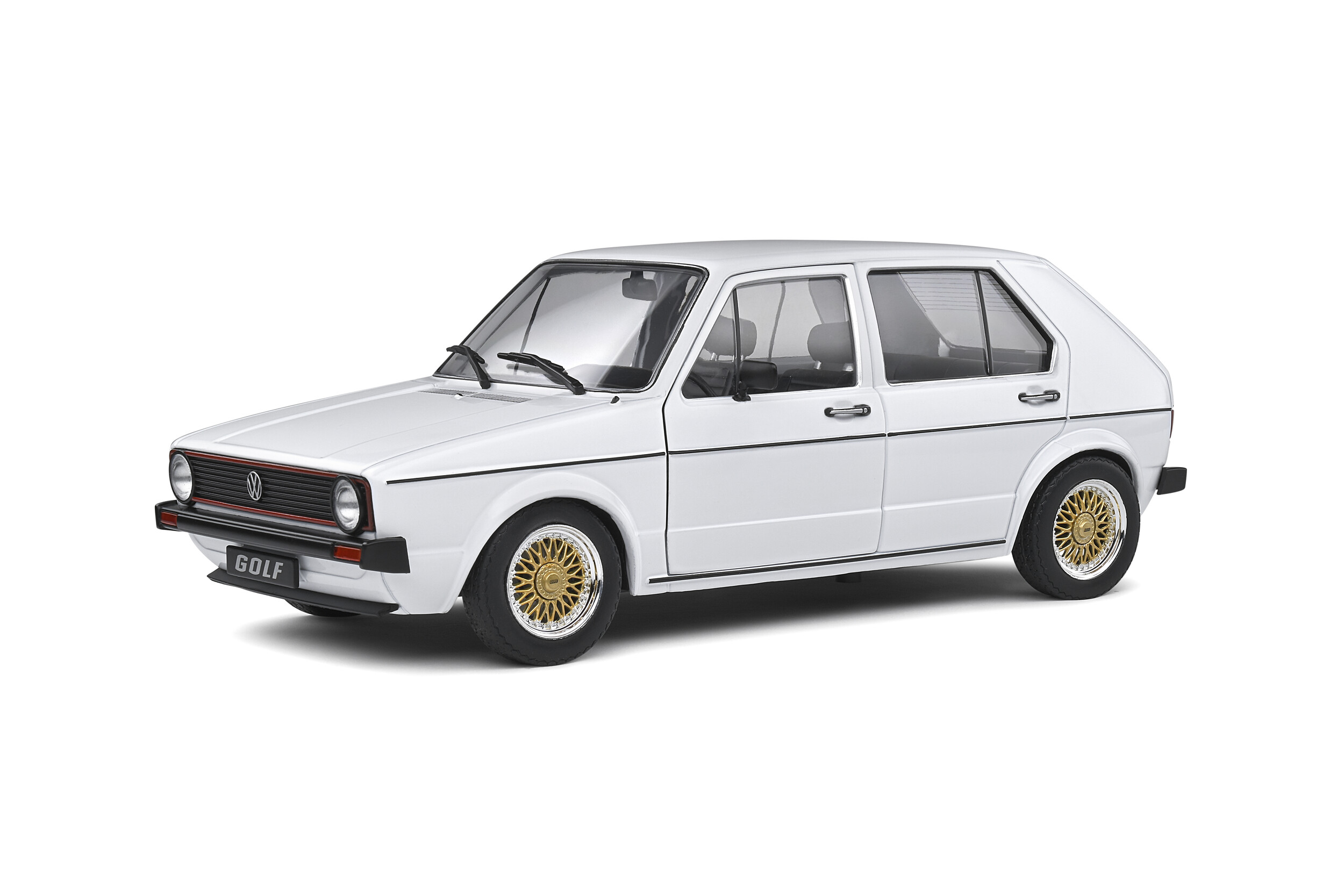 VW GOLF L BLANCHE CUSTOM 1983 SOLIDO 1/18°