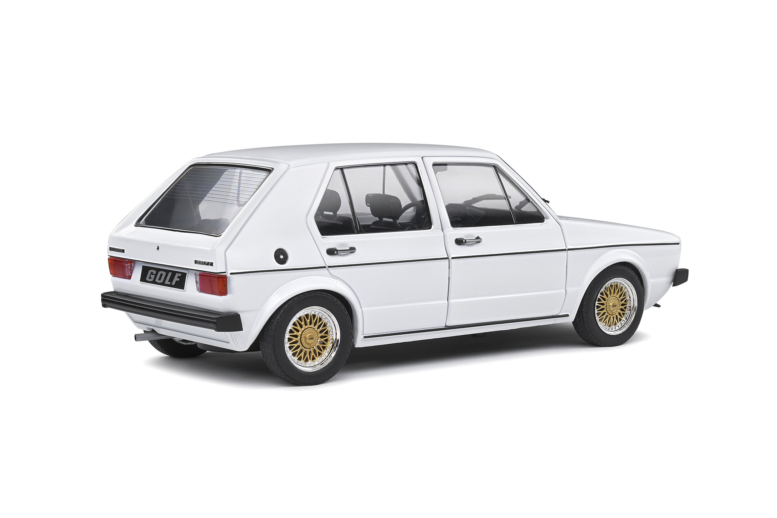 VW GOLF L BLANCHE CUSTOM 1983 SOLIDO 1/18°