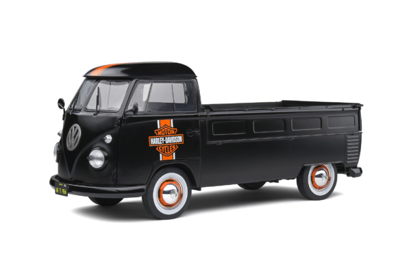VOLKSWAGEN T1 PICK-UP HARLEY-DAVIDSON SOLIDO 1/18°