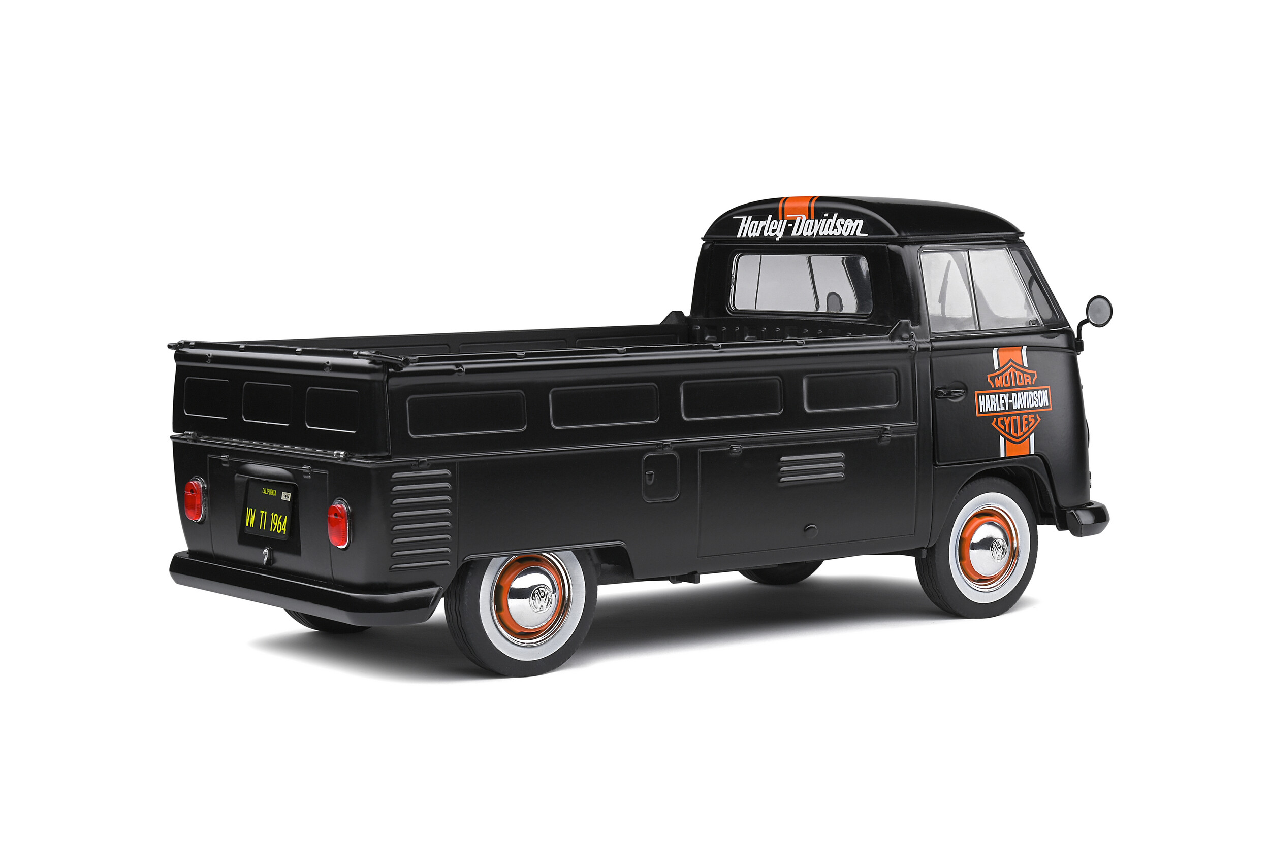 VOLKSWAGEN T1 PICK-UP HARLEY-DAVIDSON SOLIDO 1/18°