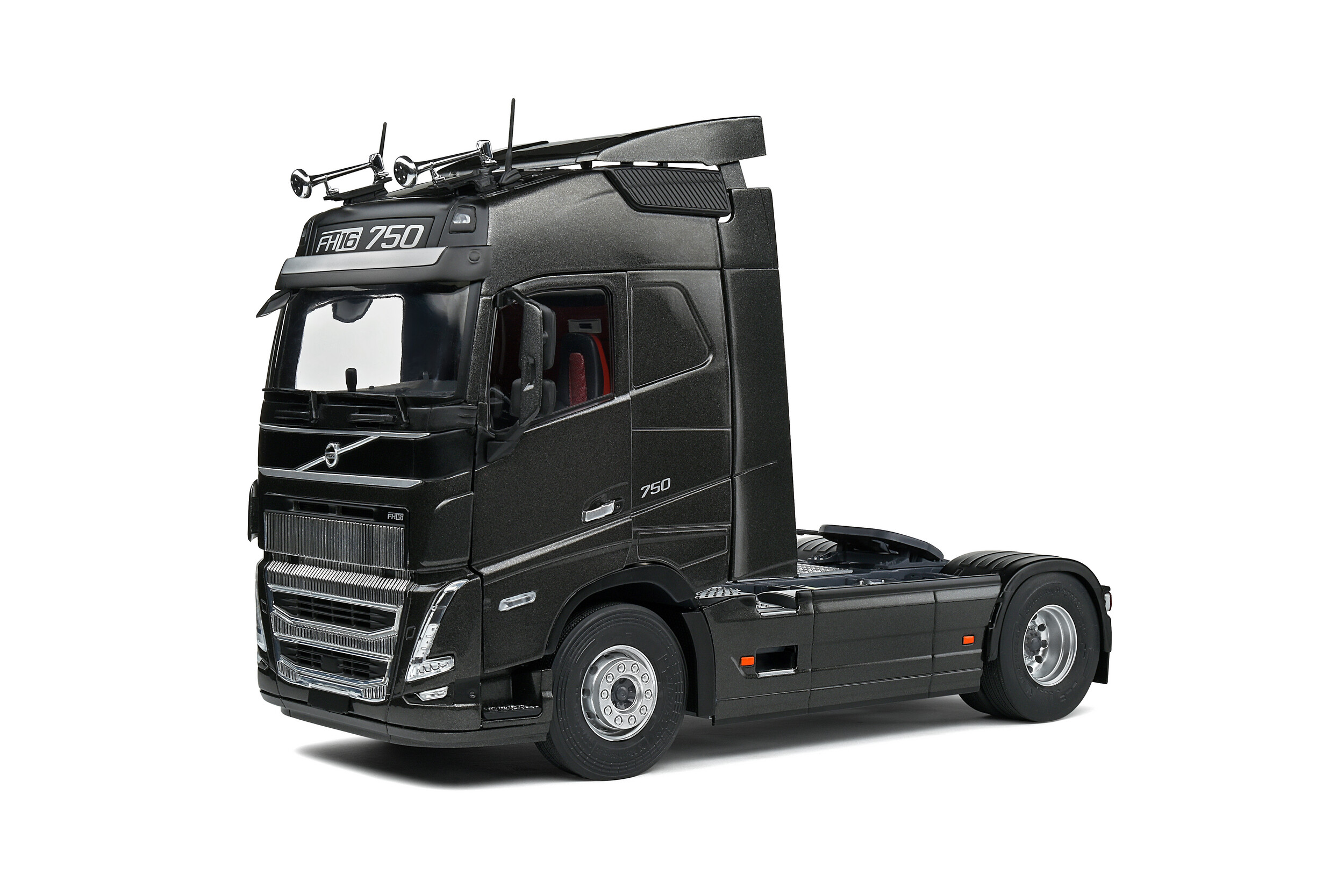 VOLVO FH16 GLOBETROTTER XL NOIR 2022 SOLIDO 1/24°