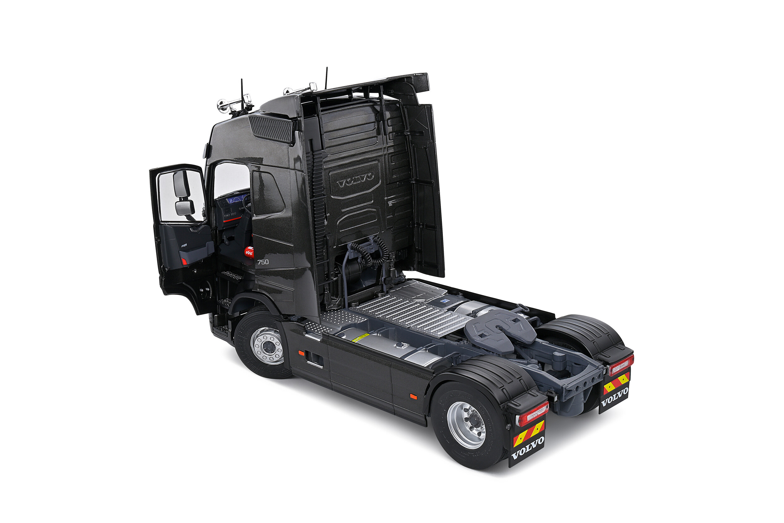 VOLVO FH16 GLOBETROTTER XL NOIR 2022 SOLIDO 1/24°