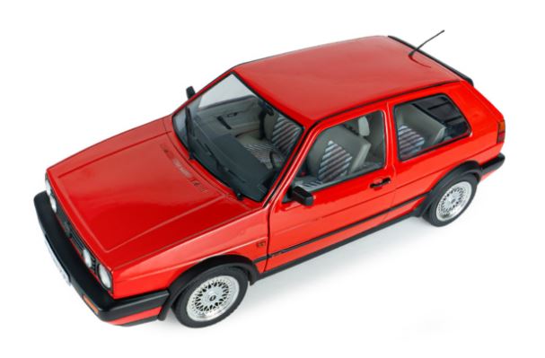 Volkswagen GOLF 2 GTI G60 – ROUGE – 1989 SOLIDO 1/18